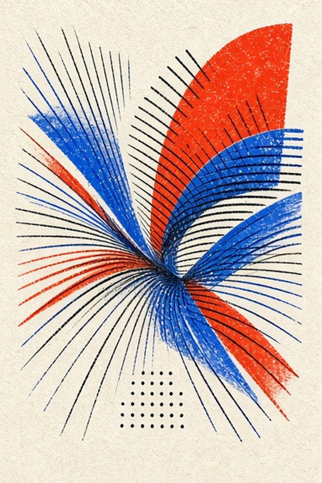 Original bold two-ink risograph music prints on fibrous paper, with misregistration, cobalt, fluorescent orange, plum, pale lemon, and black illustration for Reset Together